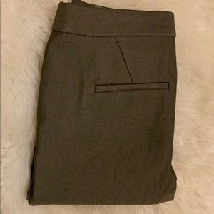 J. Crew olive green skinny dress pants